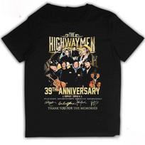 The Highwaymen 39-osios metinės 1985-2024 Ačiū už prisiminimus Unisex marškinėliai XXL