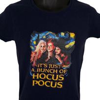 Hocus Pocus 100% Cotton T-shirt Mens Tees Top Womens Size Small Blue Halloween Movie Witches 2XL