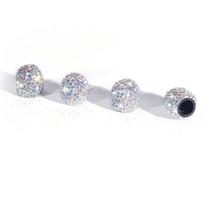 Creative Rhinestone Car Tire Valve Caps - Decorative Accessories for Tire Modification