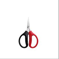 Stainless Steel Anti-Slip Garden Scissors - Fruit Picker for Grapes, Strawberries - Pruning Shears for Fruit Tree Grafting Tools raudona
