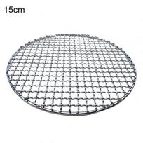 Round Stainless Steel BBQ Grill Roast Mesh Net Non-stick Barbecue Baking Pan BBQ Accessories 15cm - 38cm