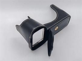 PU Leather Camera Half Case for Sony A7M4 A7R4 A7R5 Bottom Opening Body Cover