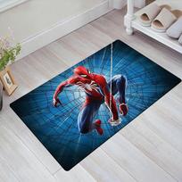 1 vnt. Marvel Žmogus-voras kilimas, neslystantis grindų kilimėlis, animacinio personažo dizainas, minkštas aksomas, kambario dekoras, skalbiamas 60cm by 90cm