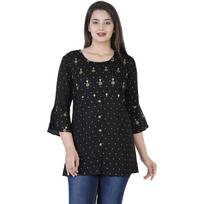 Women Designer Ethnic Top Kurti Set Bollywood Party Wear Short Kurta Set Dress L-40