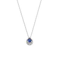 Platinum Sapphire Drop Necklace APVN204443SA [Vendome Aoyama] [Official]