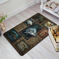 Barramundi Fish Species Overview Pattern Rug Floor Mat for Living Room or Bedroom Soft and Comfortable Carpet a Gift for Birthday and Holiday. 40x60cm( 15x23in )