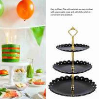 Luxurious Design Fruit Cake Display Rack 3 Tiers 3 Tier Cake Stand  Celebration