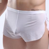 Men's Spring and Summer Ultra-thin Leisure Home Soft Mesh Breathable Underwear M