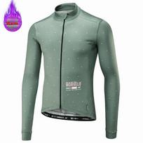 2026 Morvelo-Thermal Fleece Cycling Jersey Sets for Men, Warm Mountain Bike Wear, Racing Bicycle Clothing, Suit, Winter XS