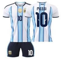 2627 Argentina Home No. 10 Messi Jersey No. 11 Di Maria No. 21 Dybala Football Jersey XS