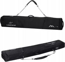 Waterproof snowboard bag for equipment up to 175cm, padded, gray oxford
