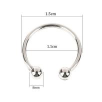 15-60Mm Metal Ring Buckles Cap Bikini Decorative Clasp Connector Screw Hook Diy Clothes Sewing Accessories 1.5cm
