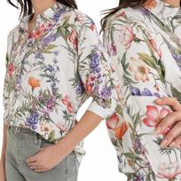 Women's Shirt Oversize 100% Viscose Light Elegant Casual MORAJ XL PATT 1