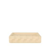 AWD INTERIOR Muse 1655 sand stoneware soap dish