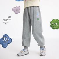 Girls' Cloud Embroidery Jogger Sweatpants 130