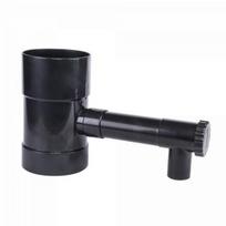 Rainwater collector with valve, BRADAS 100mm, Anthracite