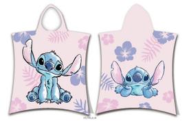 LILO & STITCH IN LOVE CHILDREN'S TOWEL WITH HOOD PONCHO Bath & Pool Cover