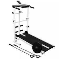 Folding home treadmill with LCD and expanders 90 kg (92600001)