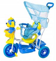 TRICYCLE MINKŠTI RATAI KREPŠELIS 3 SPALVOS
