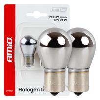 Halogen bulbs PY21W 12V21W BAU15S LumiTec chrome orange 2 pcs.AMIO-04629