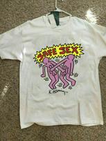 Vintage shirt Keith Haring AIDS SAFE SEX Day tshirt XXL