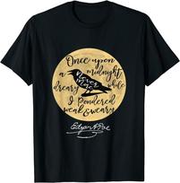 Gothic Edgar Allan Poe Shirt The Raven Literary T-Shirt XXL