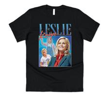 Leslie Knope Homage T-shirt Tee Funny Parks and Rec Vintage Retro 90's Swanson S
