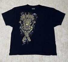 New Blizzard Jinx World of Warcraft Warrior Legendary Class Black Gaming Shirt 2XL M