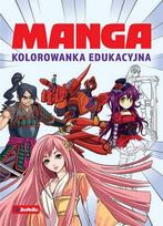 Manga. Educational coloring book