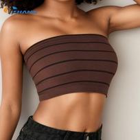 Women Seamless Strapless Invisible Non Slip Bandeau Bra For Daily Wear S