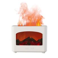 Liepsnos difuzorius drėkintuvas Ultragarsinis USB liepsnos drėkintuvas eterinio aliejaus ugnies aromato difuzoriai