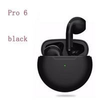 Air Pro 6 Bevielės ausinės Bluetooth ausinės Išmaniosios jutiklinės ausinės HIFI stereo ausinės Atsparios vandeniui sportinės ausinės su mikrofonu balta