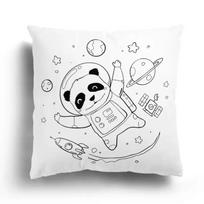 Panda Astronaut Printed Cushion Cover Cartoon Throw Pillowcase Home Bed Room Sofa Office Chair Car Decor Pillows Cover x 30x30cm