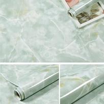 Living Room, Dining Table, Kitchen Wallpaper, Self-adhesive Wallpaper, Thickened Marble, Waterproof, Oil Resistant, High-temperature Resistant Stove 60*300cm/23.64 *118in