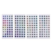 1–200 numerių lipdukai Lipnūs apvalūs numerių etiketės Inventoriaus lipdukai Decal skirti vidaus ir lauko sandėliavimo dėžėms 1 gray