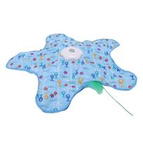 Interactive Cat Toy Touch Activated Moving Feather Hide and Seek Game Concealed Electronic Moving Cat Toy Fish Pattern