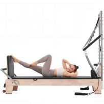 Pilates Reformer Wood Pilates Machine Home Gym Workout Equipment