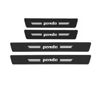 1/4/5 vnt. Anglies pluošto automobilio durų slenksčio lipdukas Automobilio durų slenksčio apsauginė juosta Fiat Panda 2011 2008 2009 Coss4x4 priedas