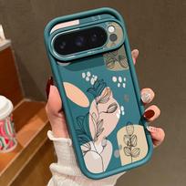 Flower Print Silicone Phone Case For Google Pixel 10 9 Pro XL 8 7 Pro 9A 8A 7A Shockproof Soft Protector Cover For Pixel 9 8 Pro Google Pixel 9 Pro XL