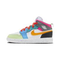 (PS) Air Jordan 1 Mid ALT SE 'White Dark Shadow Hyper Pink Taxi' Kids' FJ3462-100 EU 35