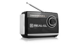 Radijas REAL-EL X-510 juodos spalvos