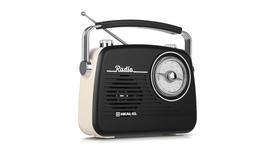 Radijas REAL-EL X-540 juodos spalvos