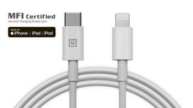 Kabelis REAL-EL MFI PD USB tipas C - Lightning TPE baltas 1m, TPE