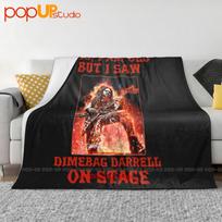 Yes I Am Old But I Saw Dimebag Darrell On Stage Ultra-Soft Blanket Quilt Winter Sofa Cover Bed Covers Size: 75*100cm, Weight: 230 GSM