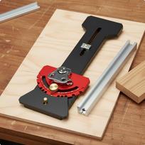 Track Saw Angle Fence Aluminum Alloy Guide Rail Stop CNC Machined for Woodworkers, Carpenters,