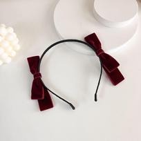 Make Up Girls Wash Face Headdress Hair Accessories Velvet Bow Headband Hair Bands Hair Hoop