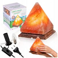 Natural salt lamp - pyramid - Himalayan salt, ionizer
