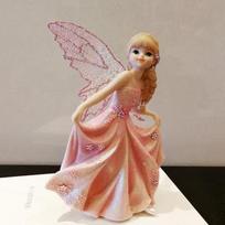 Pink Flower Fairy Decoration Home Accessories Angel Princess Decoration Girl Birthday Gift Home Decor Fairy Garden Decoration