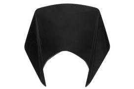 TNT headlight cover / fairing / plastic, black, Derbi Senda DRD 10-17 / Gilera RCR, SMT 11-17
