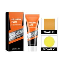 Polishing,Car Light Polisher Cleaning,Headlamp Restoration Kit,Car Headlight, Brightening, Yellow Removal, Polishing And Renovati One Size